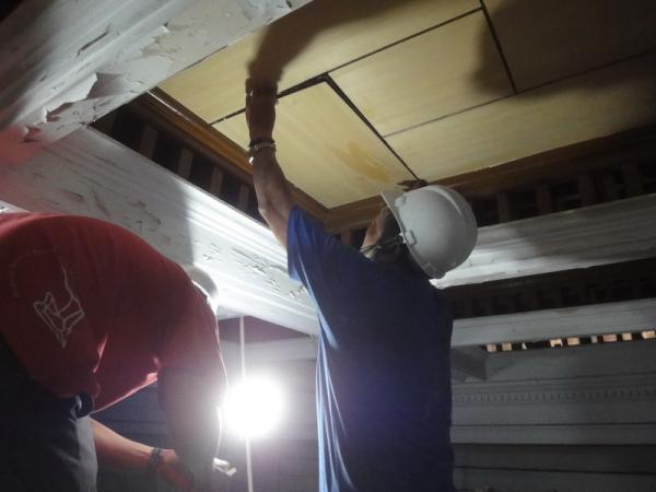 1040409第三法庭(R140)天井板修復